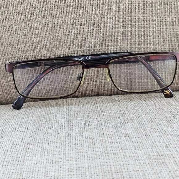 Banana Republic Men Glasses/Sunglasses Frame Brown Tone Eyewear 54[]18 145 - Picture 4 of 11